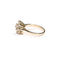48.5 Bague marguerite en or blanc, platine et diamants 58 Facettes LMB-373