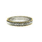 Bague 51 Bague motif corde en or 18k et diamants 58 Facettes
