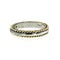 Bague 51 Bague motif corde en or 18k et diamants 58 Facettes