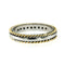 Bague 51 Bague motif corde en or 18k et diamants 58 Facettes