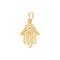 Pendentif Main de Fatma en or jaune 58 Facettes 5736186CN