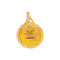 Augis Médaille d'amour - Pendentif en or jaune, rubis synthétiques et diamant 58 Facettes 5713473CN