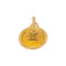 Augis Médaille d'amour - Pendentif en or jaune, rubis synthétiques et diamant 58 Facettes 5713473CN