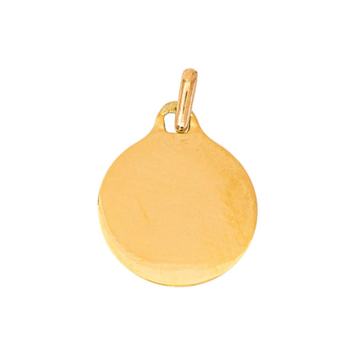 Augis Médaille d'amour - Pendentif en or jaune, rubis synthétiques et diamant 58 Facettes 5713473CN