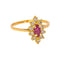 51 Bague marquise en or jaune, rubis et diamants 58 Facettes 5714239CN