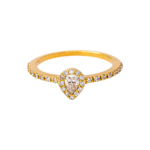 49 Bague en or jaune et diamants 58 Facettes 5237341CN