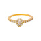 49 Bague en or jaune et diamants 58 Facettes 5237341CN