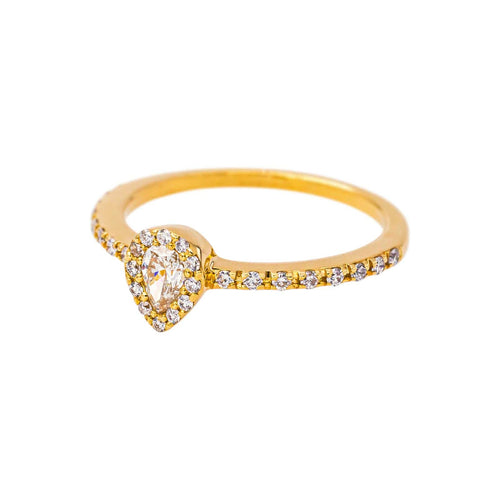 49 Bague en or jaune et diamants 58 Facettes 5237341CN
