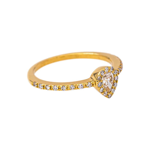49 Bague en or jaune et diamants 58 Facettes 5237341CN
