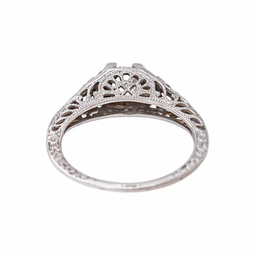 48 Bague solitaire en or blanc et diamant 58 Facettes 5313389CN