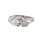 55 Bague en or blanc et diamants 58 Facettes 5237197CN