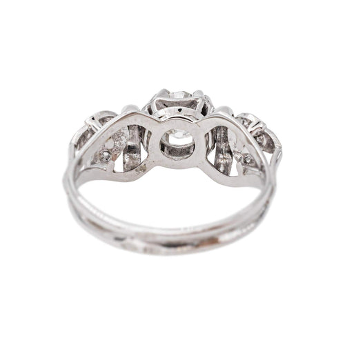55 Bague en or blanc et diamants 58 Facettes 5237197CN