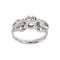 55 Bague en or blanc et diamants 58 Facettes 5237197CN