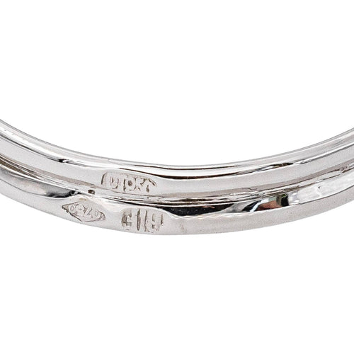 55 Bague en or blanc et diamants 58 Facettes 5237197CN
