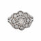 53 Marguerite - Bague en or blanc et diamants 58 Facettes 5283953CN
