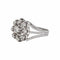 53 Marguerite - Bague en or blanc et diamants 58 Facettes 5283953CN
