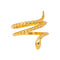 57 Bague serpent en or jaune 58 Facettes 5713497CN