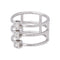 51 Dinh Van - Bague Les 3 Cubes en or blanc et diamants 58 Facettes 5755727CN