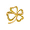 Broche trèfle en or jaune et diamant 58 Facettes 5753230CN