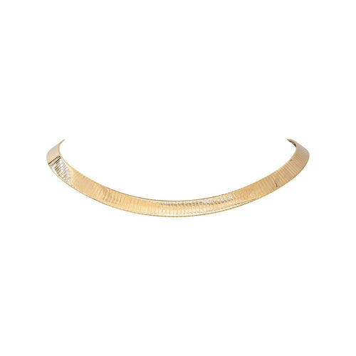 Collier maille oméga en or jaune 58 Facettes 5789084CN