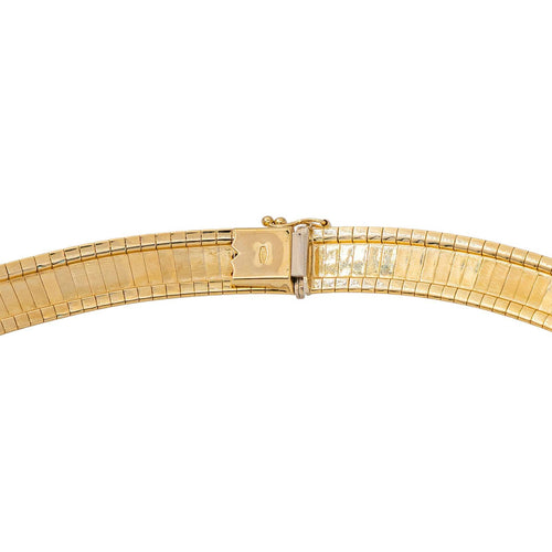 Collier maille oméga en or jaune 58 Facettes 5789084CN