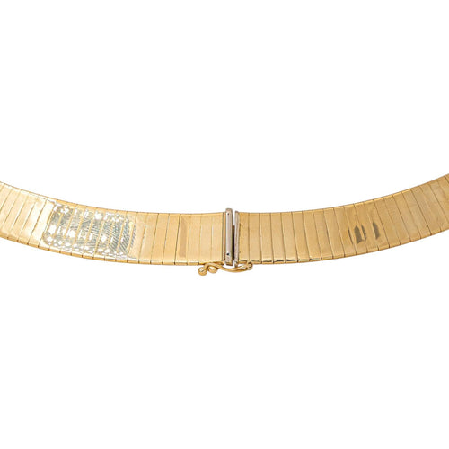 Collier maille oméga en or jaune 58 Facettes 5789084CN