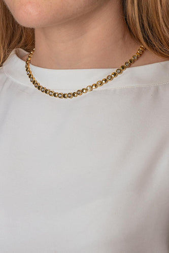 Collier en or jaune et diamants 58 Facettes 5718949CN