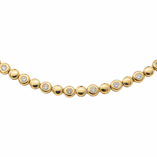 Collier en or jaune et diamants 58 Facettes 5718949CN