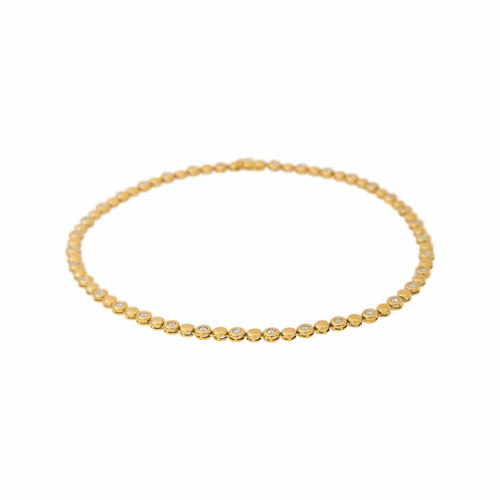 Collier en or jaune et diamants 58 Facettes 5718949CN
