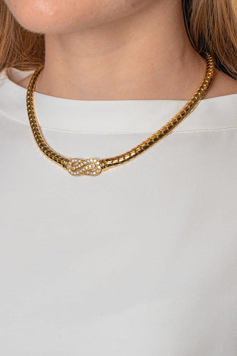 Collier en or jaune et diamants 58 Facettes 5760290CN