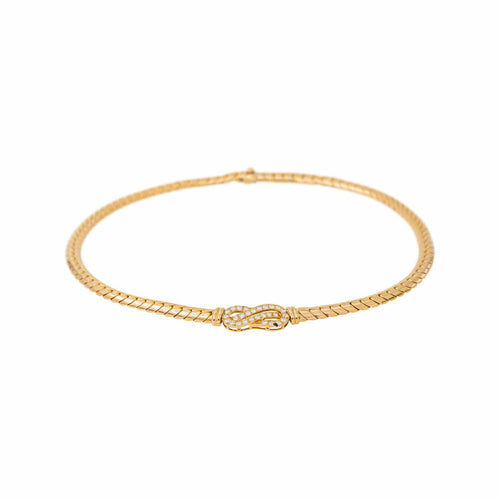 Collier en or jaune et diamants 58 Facettes 5760290CN