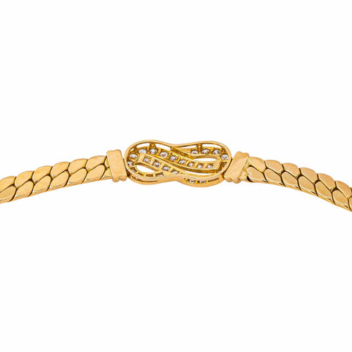 Collier en or jaune et diamants 58 Facettes 5760290CN