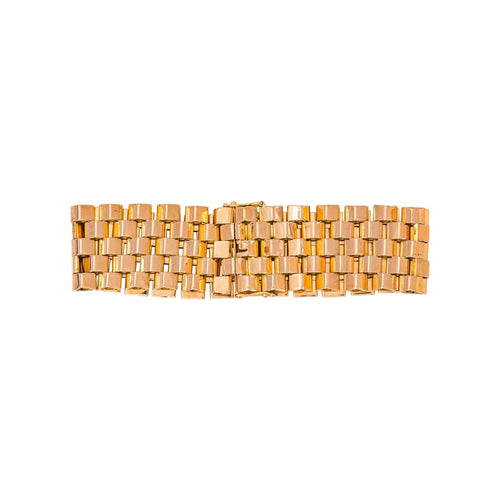 Bracelet manchette en or rose 58 Facettes 5754135CN