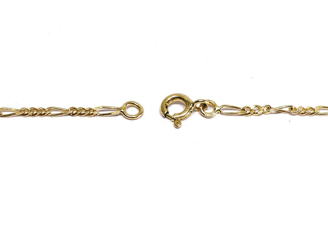 Chaîne Figaro en or rose 18 carats 58 Facettes 1792978