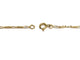 Chaîne Figaro en or rose 18 carats 58 Facettes 1792978