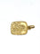 Médaille Ange Gabriel en or champagne 18 carats 58 Facettes 1793051