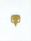 Médaille Ange Gabriel en or champagne 18 carats 58 Facettes 1793051