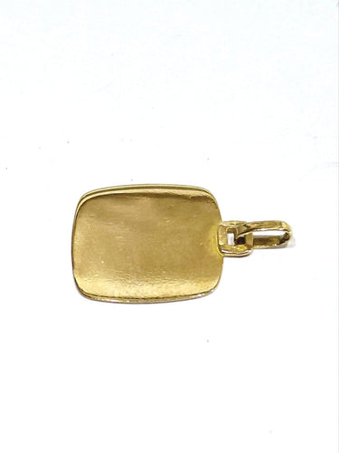 Médaille Ange Gabriel en or champagne 18 carats 58 Facettes 1793051