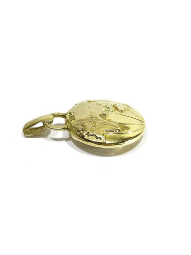 Pendentif globe terrestre en or jaune 58 Facettes 1793059