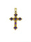 Croix - Pendentif en or jaune et améthystes 58 Facettes 1793072