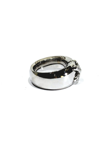 48 Chaumet - Bague en or blanc et diamants 58 Facettes 1793132