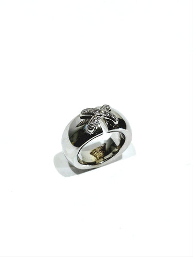 48 Chaumet - Bague en or blanc et diamants 58 Facettes 1793132
