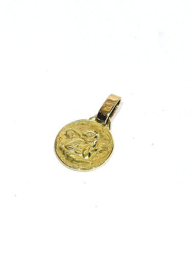 Médaille Ange Gabriel en or jaune et rose 58 Facettes 1793144