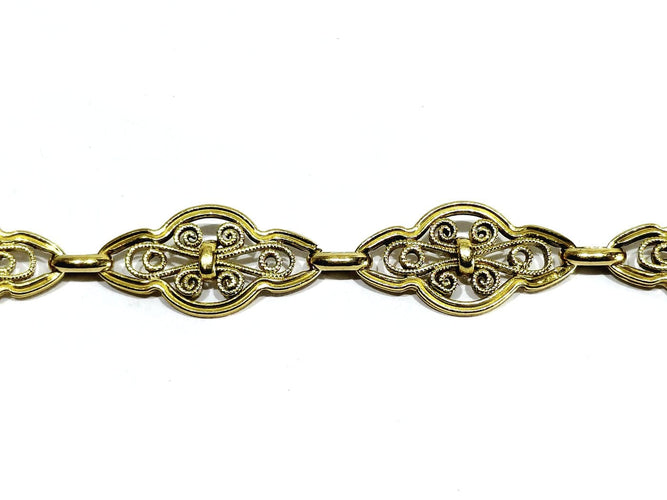 Bracelet Bracelet Art Nouveau / Art Déco en or jaune 58 Facettes 1793296