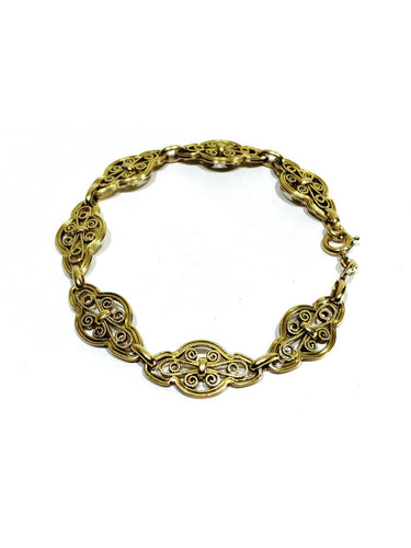 Bracelet Bracelet Art Nouveau / Art Déco en or jaune 58 Facettes 1793296