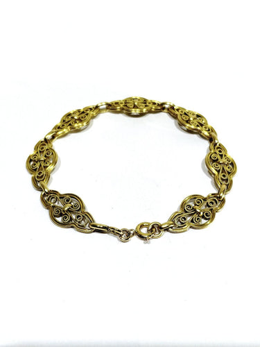 Bracelet Bracelet Art Nouveau / Art Déco en or jaune 58 Facettes 1793296