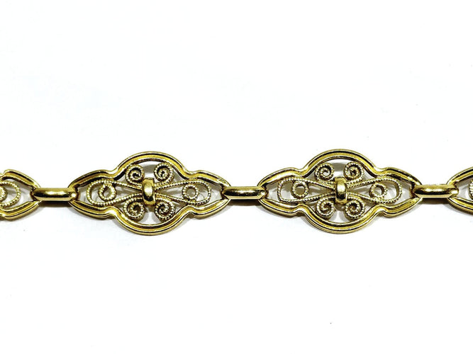 Bracelet Art Nouveau / Art Déco en or jaune 58 Facettes 1793296
