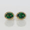 Boucles d'oreilles Boucles d'oreilles en or jaune, opales noires et diamants 58 Facettes E0036