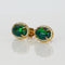 Boucles d'oreilles en or jaune, opales noires et diamants 58 Facettes E0036