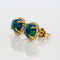 Boucles d'oreilles Boucles d'oreilles en or jaune, opales noires et diamants 58 Facettes E0036